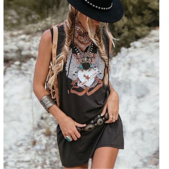 Spell Tops - NWOT Spell Dancing Outlaw Tank Dress